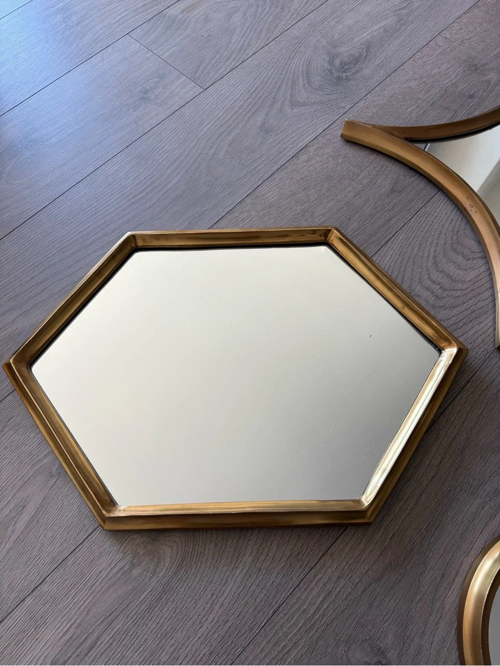 West Elm Gold Mirror Wall Decor
